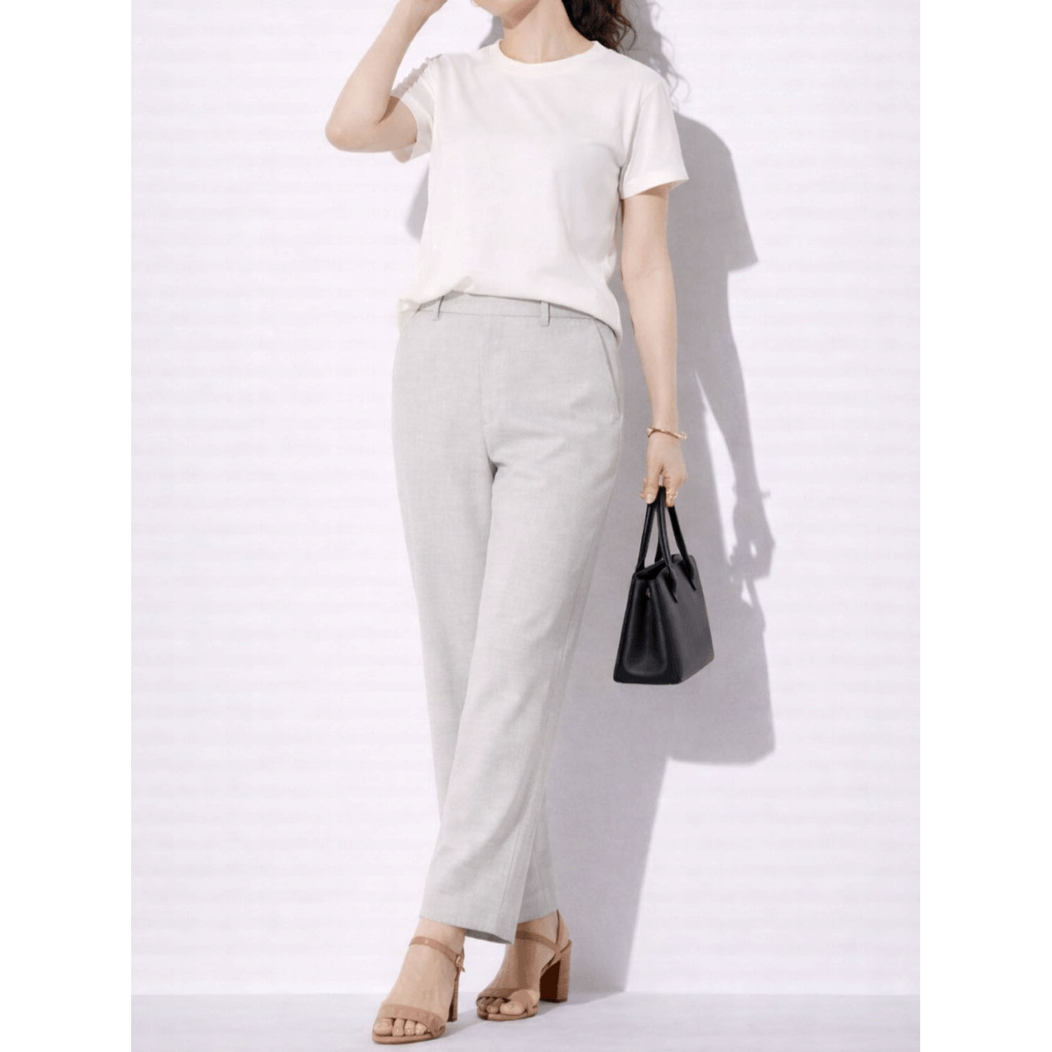 【InstaLive】aiai 麻涼みストレッチ ラクキレイテーパード - 画像1