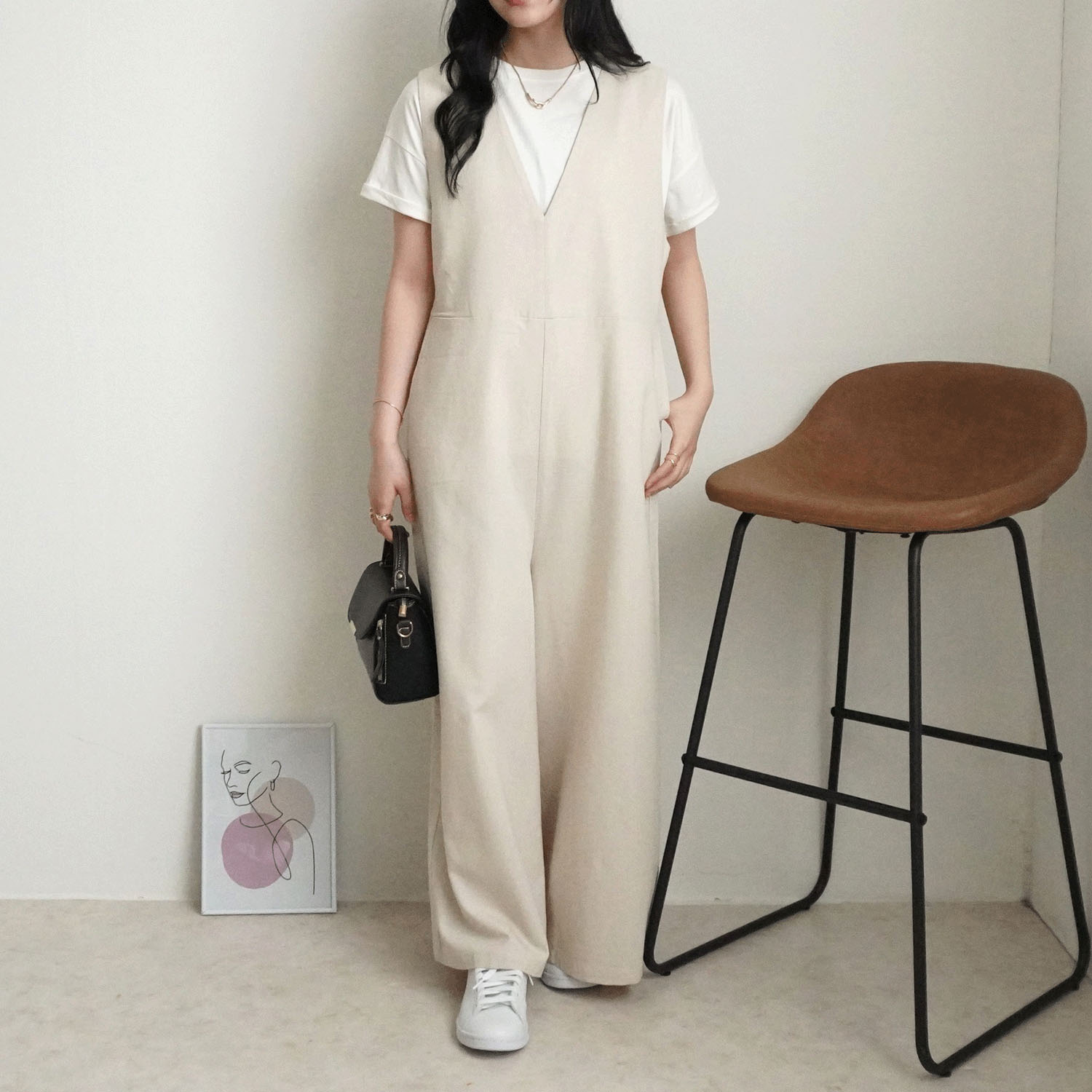 nod 綿麻オールインワン