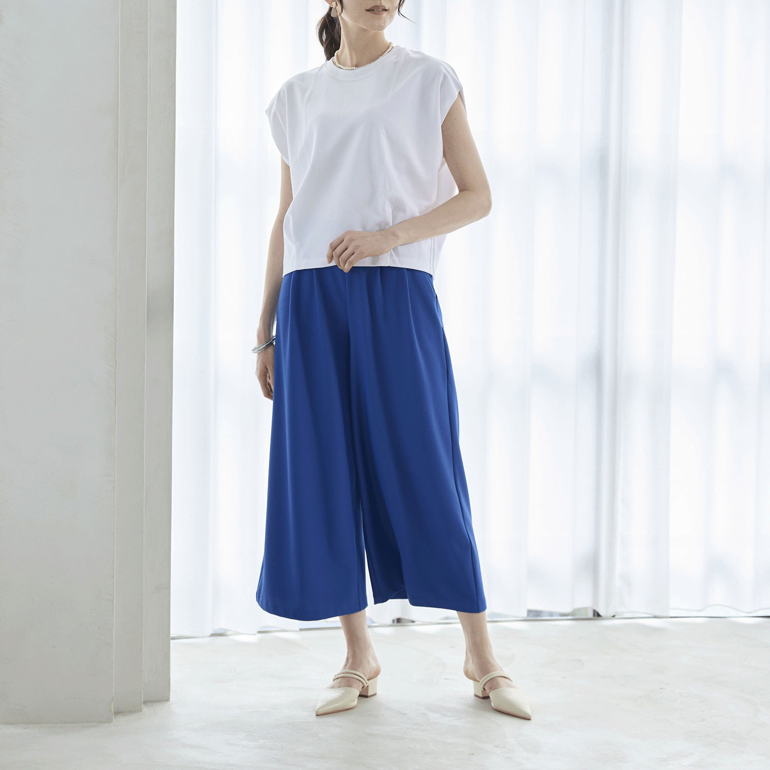 Reginetta メッシュサッカー・タックワイド - 画像4