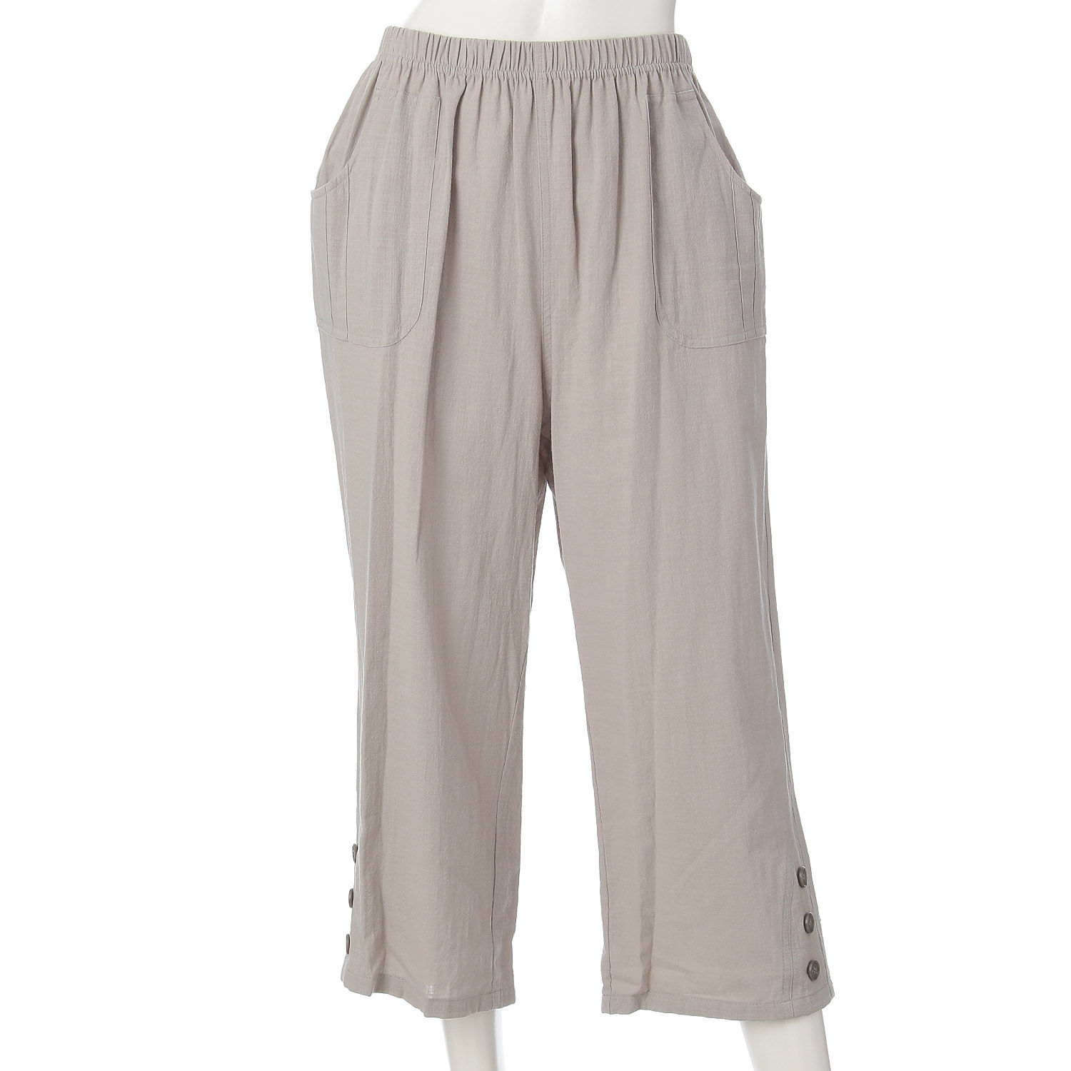 綿クロップドパンツ - 画像2