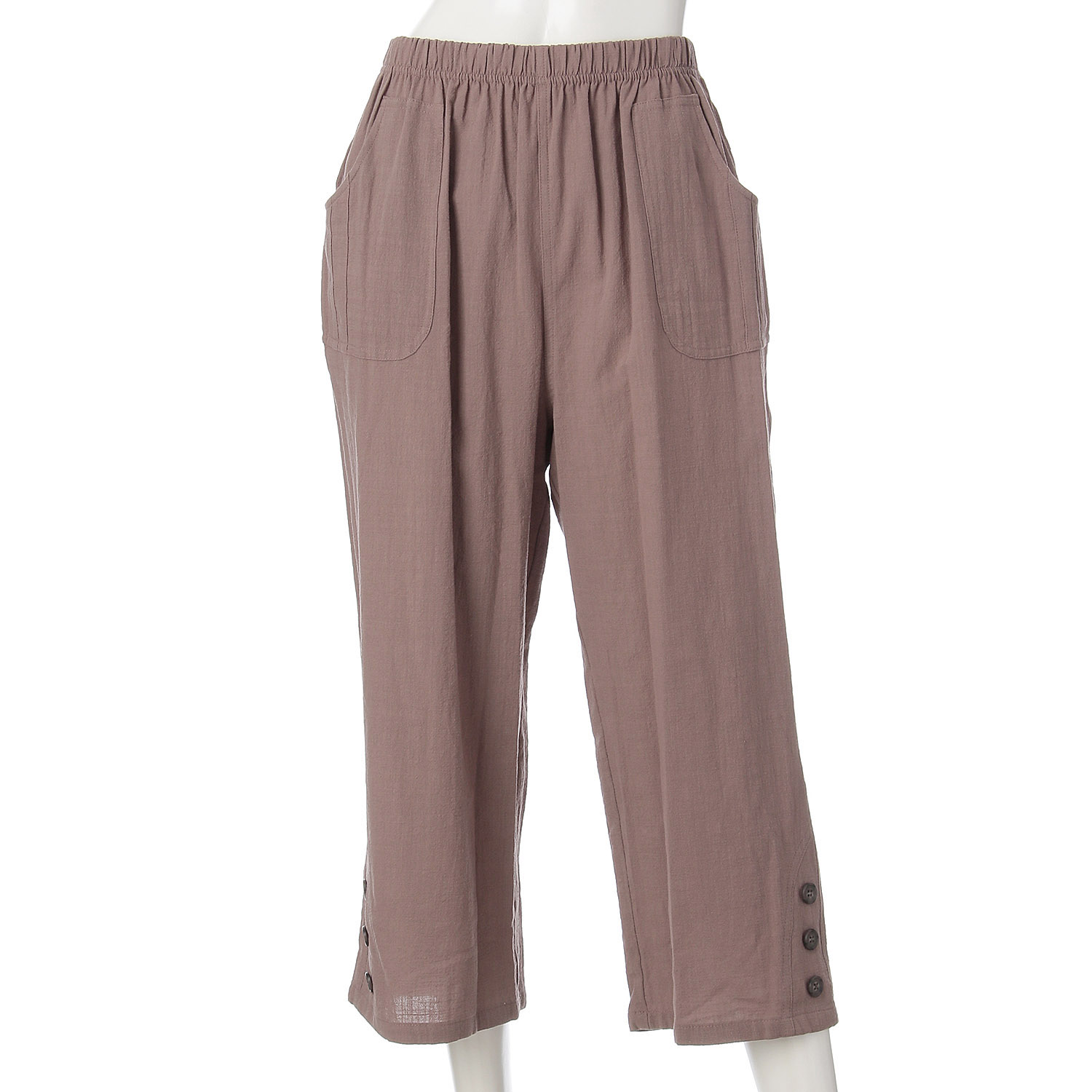 綿クロップドパンツ - 画像3