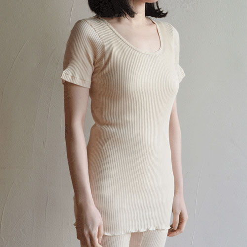 天衣無縫 リブ半袖シャツ - 画像3