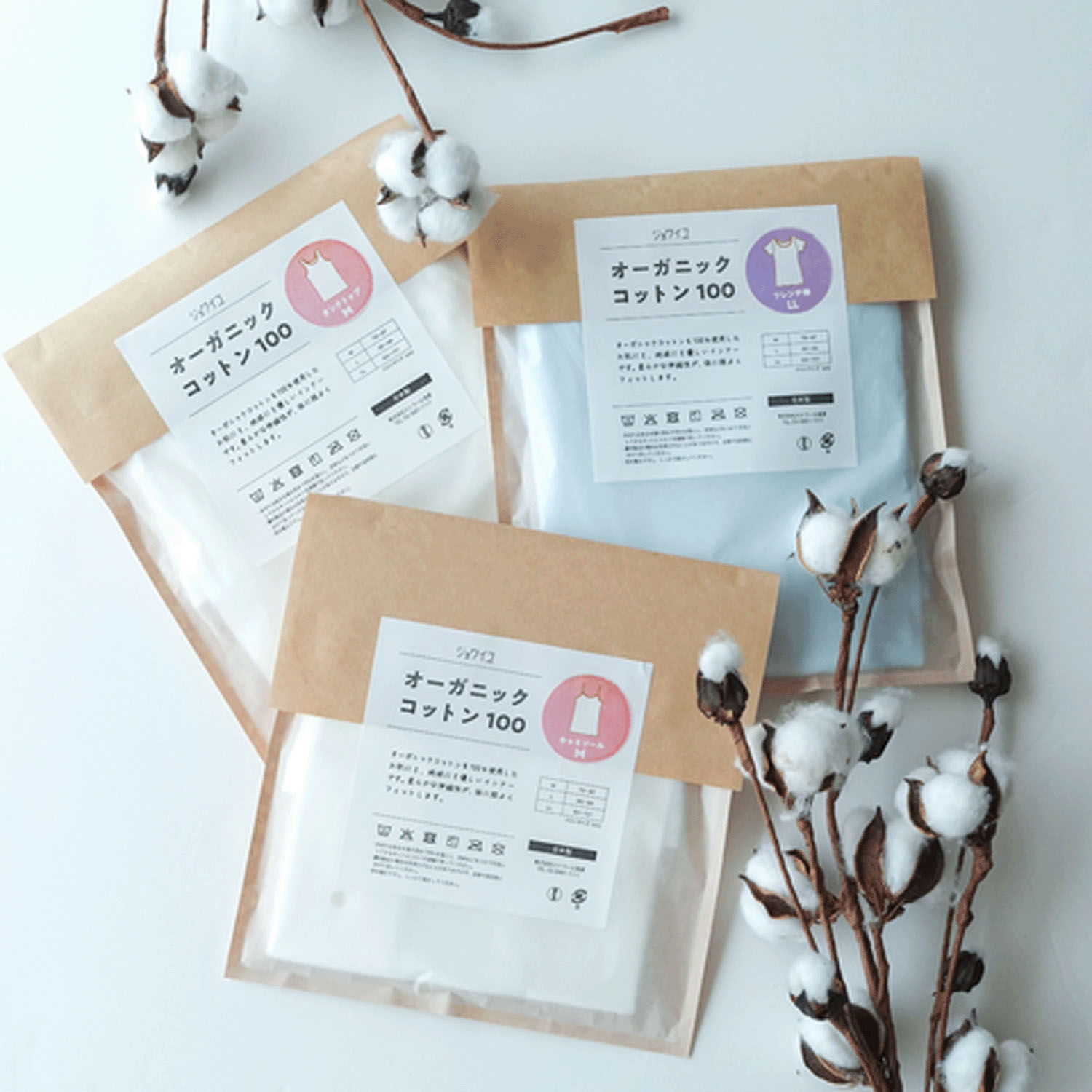 ジョワイユ オーガニックコットン100 フレンチ袖 - 画像6