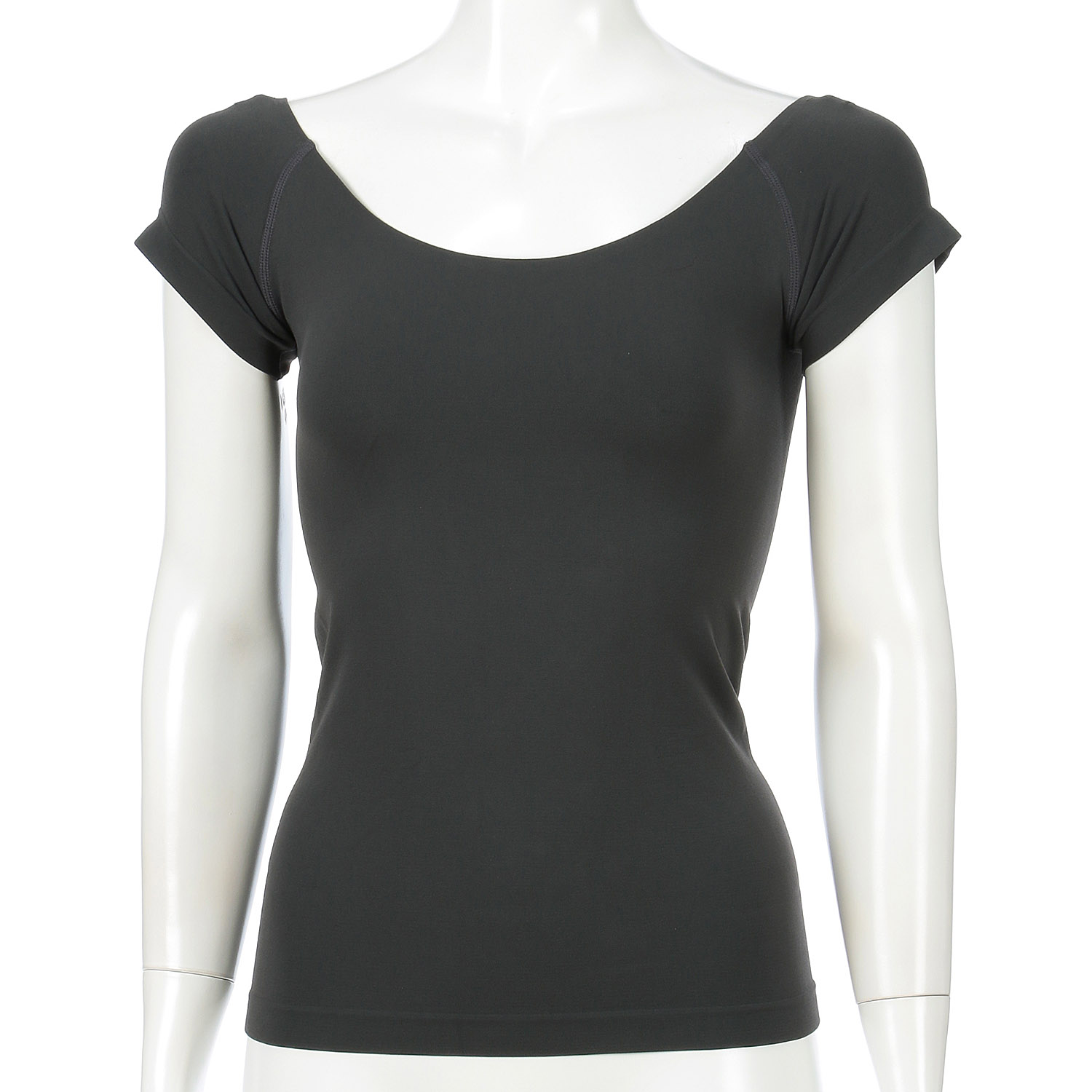 ATSUGI アスティーグ 【暖】 深Uネック2分袖 - 画像3