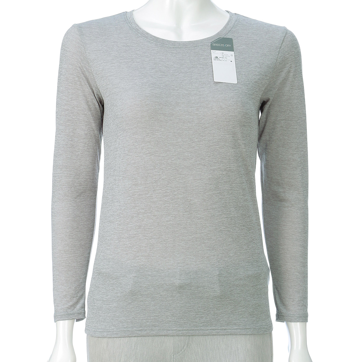 BREEZEDRY 婦人クルーネック長袖