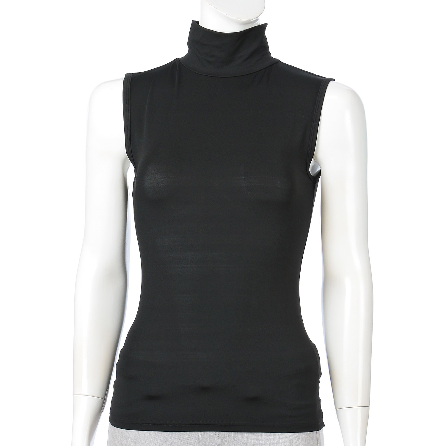 さらっと着て日焼け対策 ハイネックタンク（アームカバー付き） - 画像2