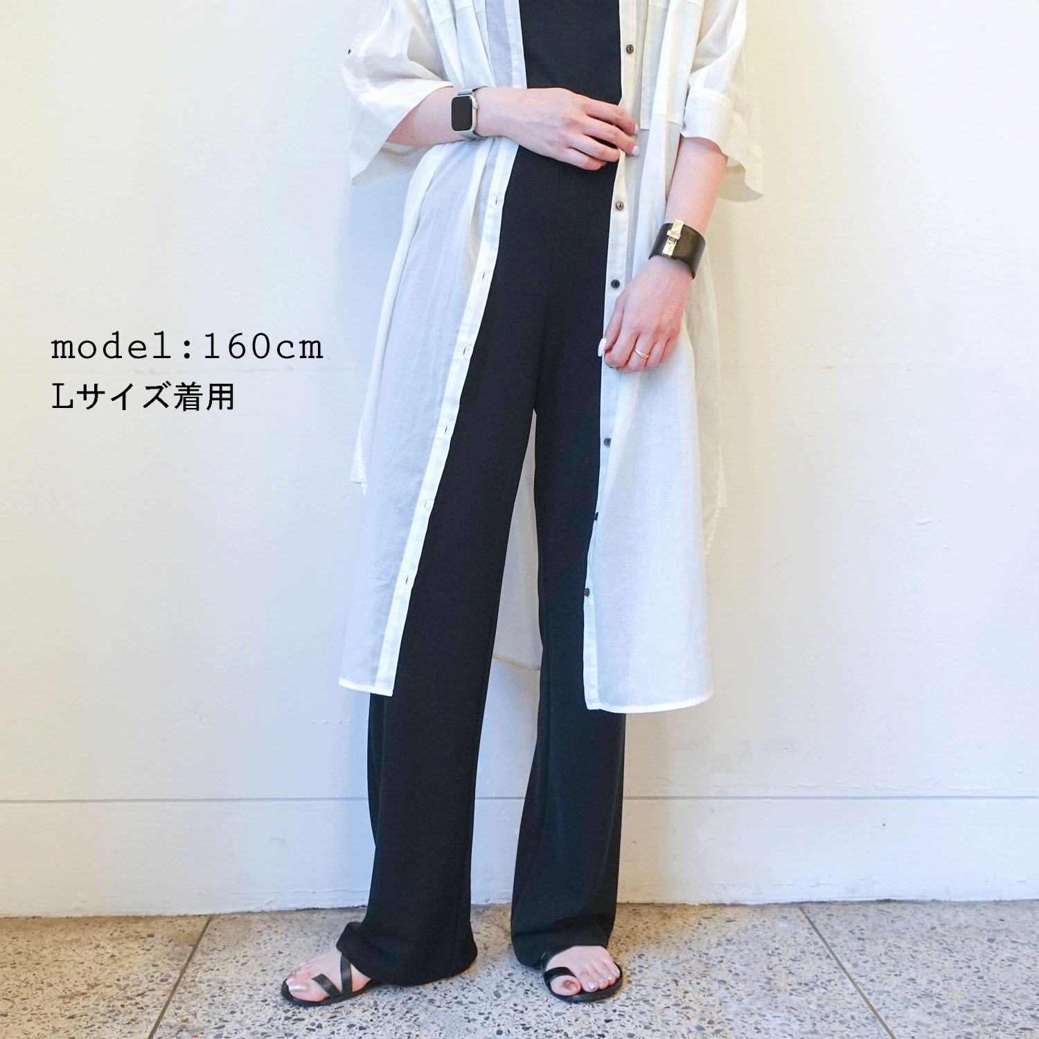 【InstaLive】ピタッツ 夏素材（ソアロン） ストレート股下72cm丈 - 画像1