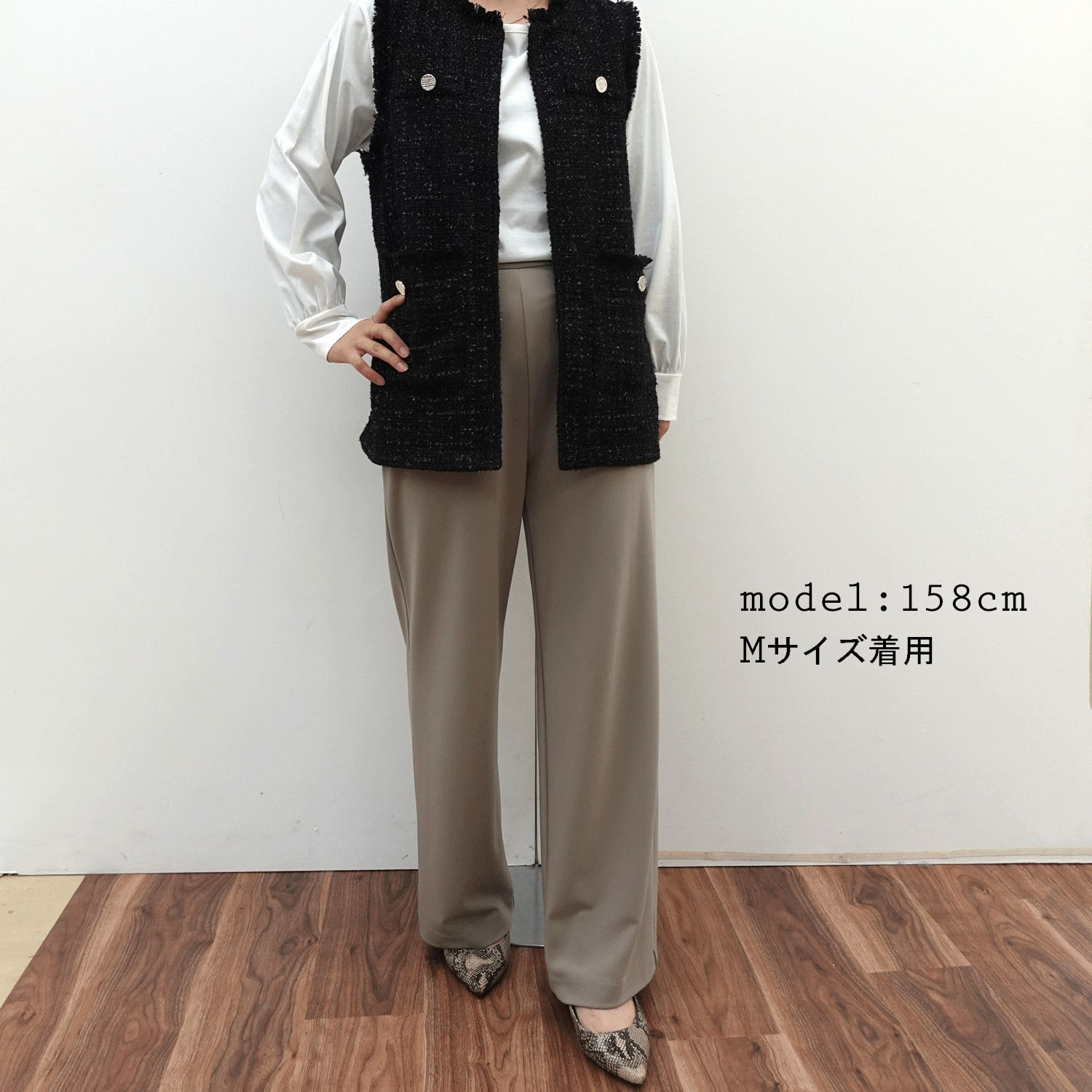 【26SS 新色追加】ピタッツ NEWゼログワイドパンツ - 画像12