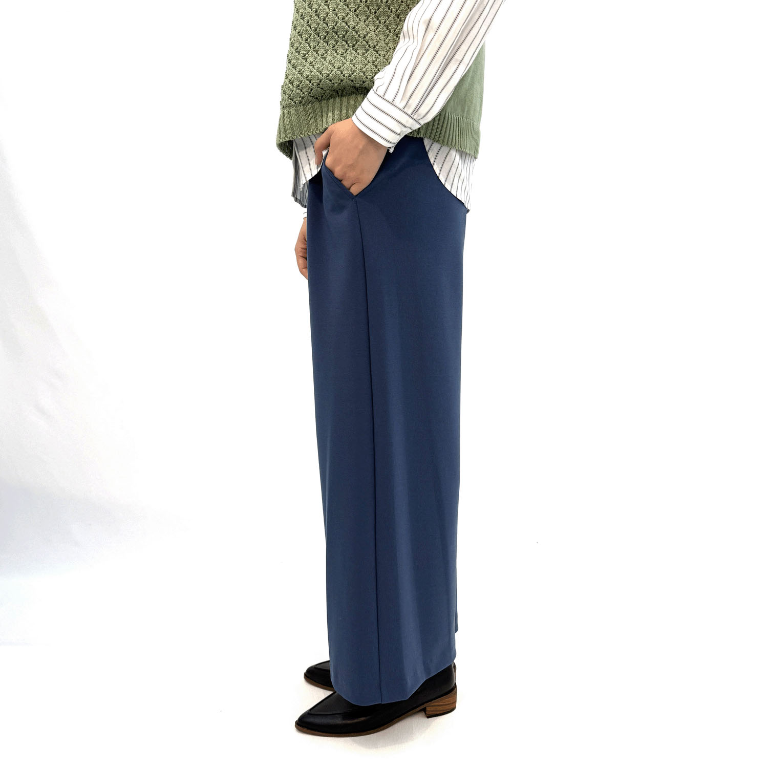 ピタッツ 通年素材（インレック）ワイドパンツ - 画像27