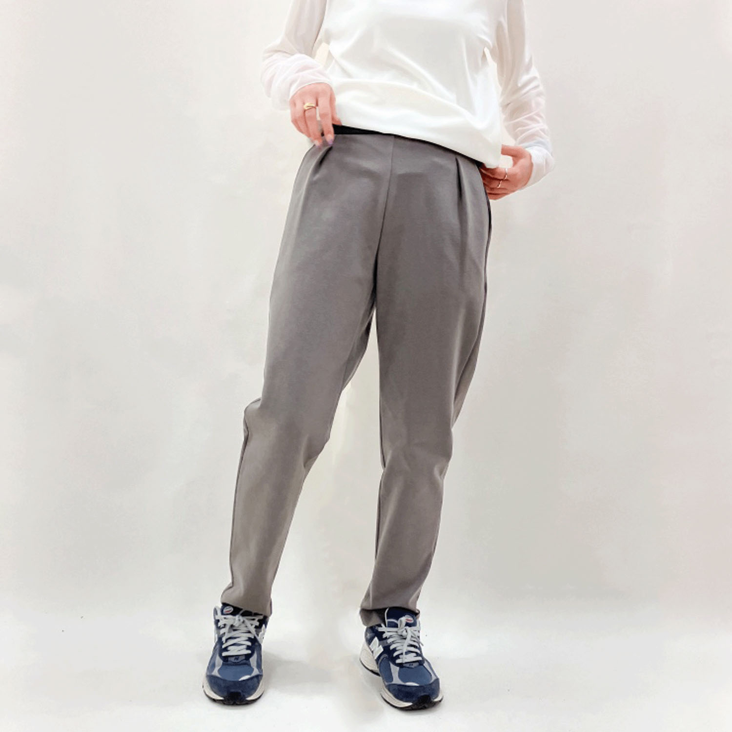 ピタッツ ネオウォームバイカラーテーパードパンツ - 画像3