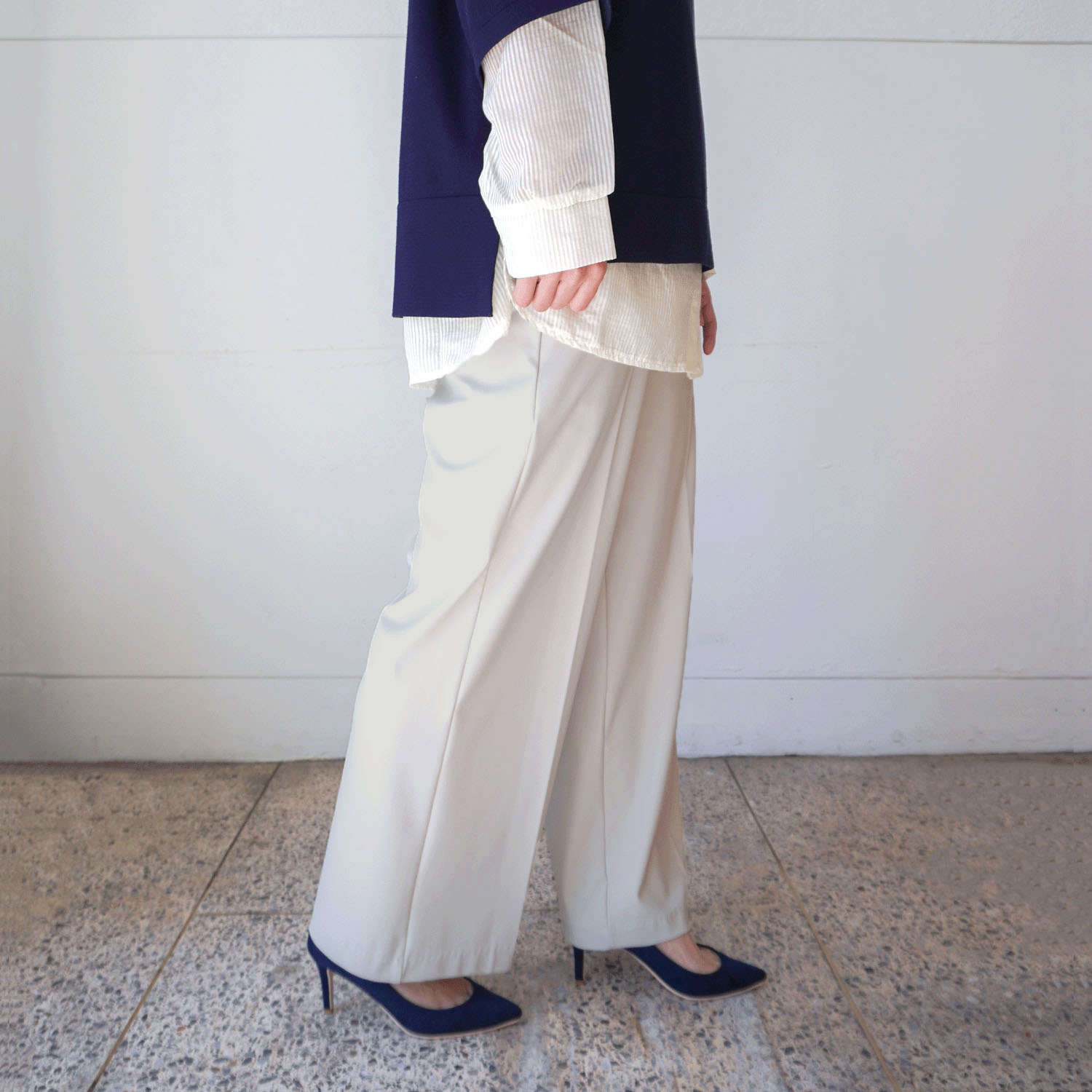 ピタッツ クールセンサー撥水ワイドパンツ - 画像12