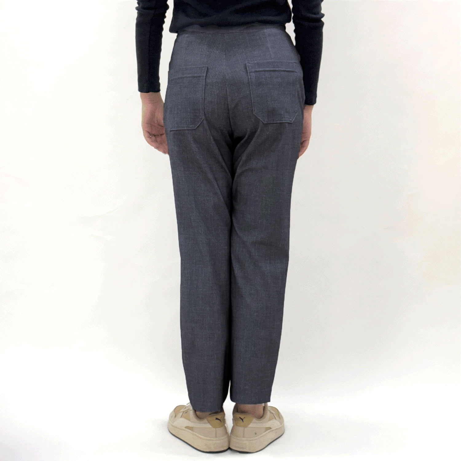 ピタッツ メッシュハイテンションデニムプリントストレートパンツ - 画像22