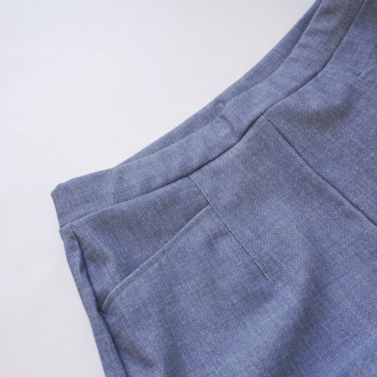 ピタッツ メッシュハイテンションデニムプリントストレートパンツ - 画像7