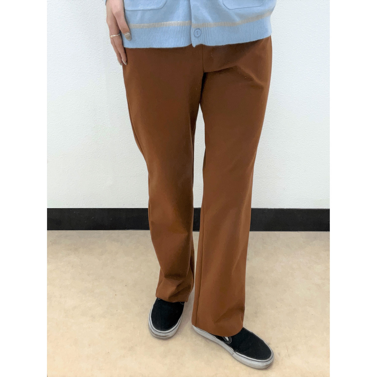 ピタッツ 秋冬素材 ストレートパンツ - 画像8