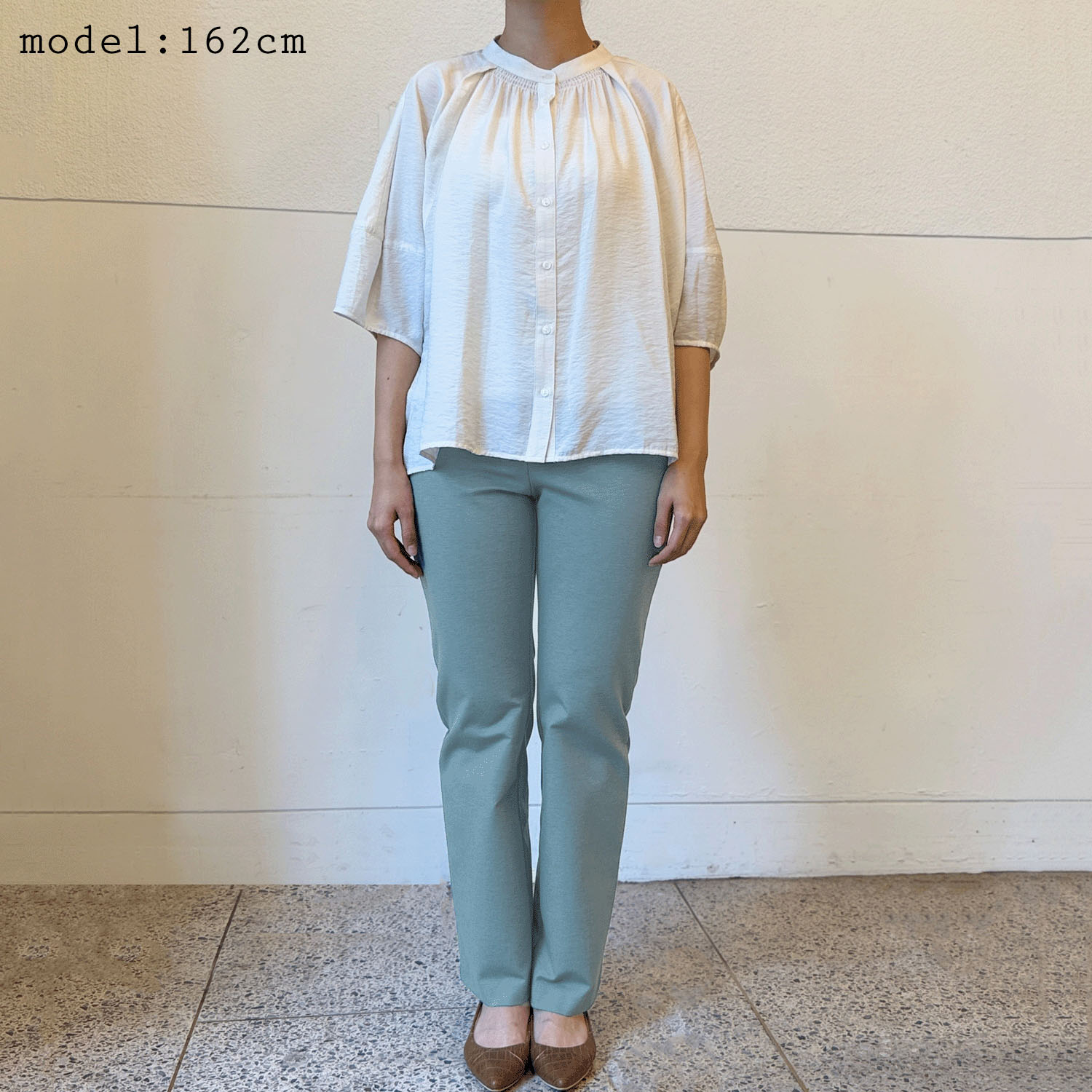 ピタッツ 秋冬素材 ストレートパンツ - 画像1