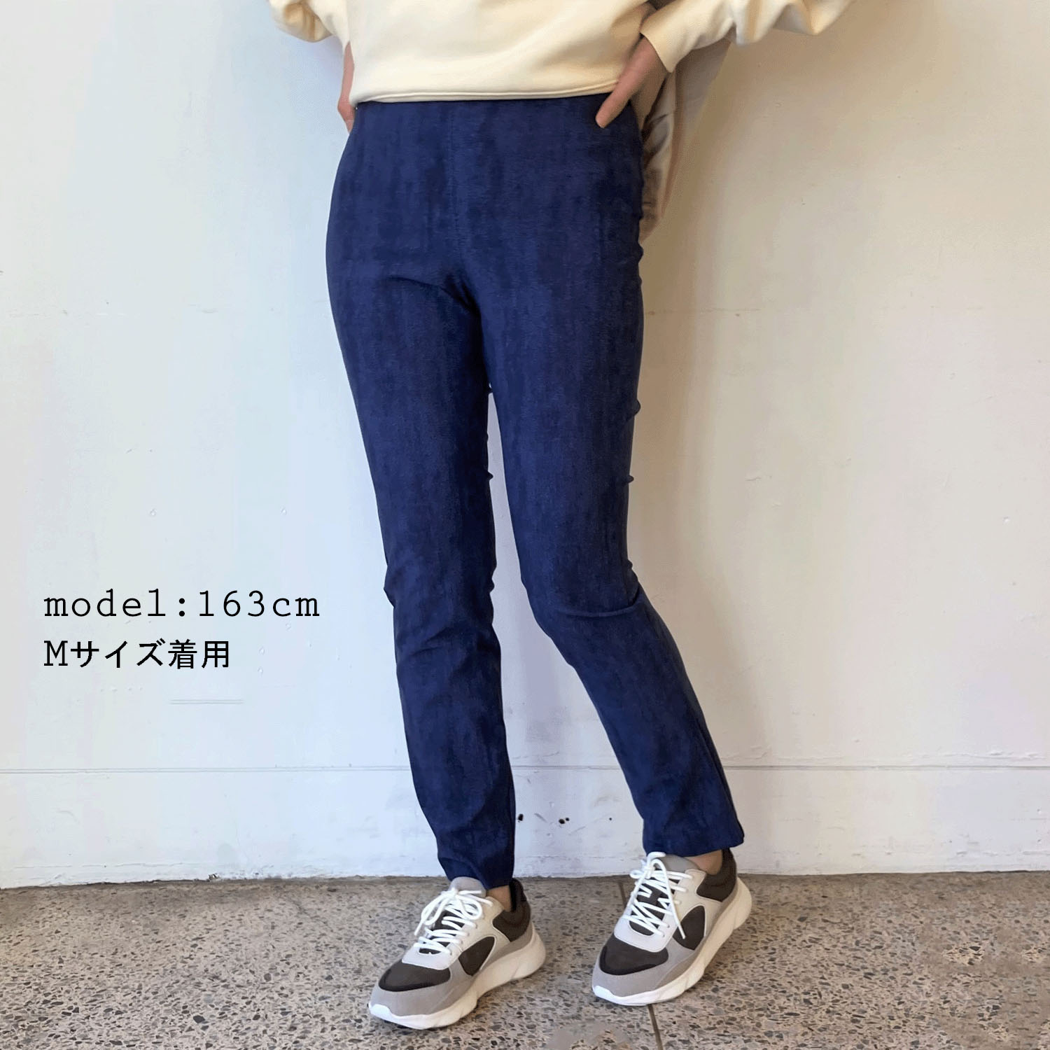 ピタッツスティックパンツ デニムプリント - 画像1