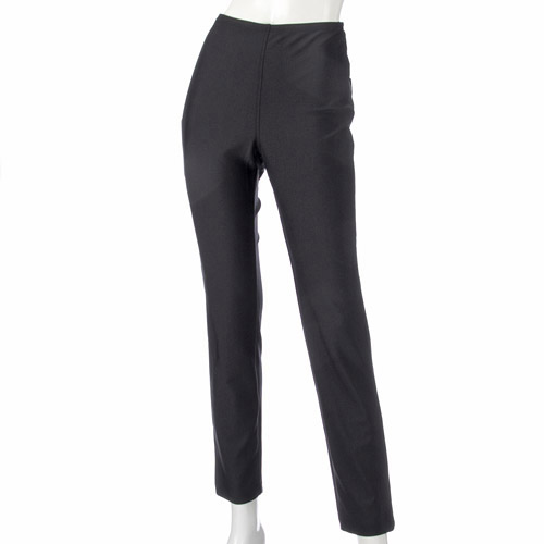 ピタッツ バックポケット付スティックパンツ 黒