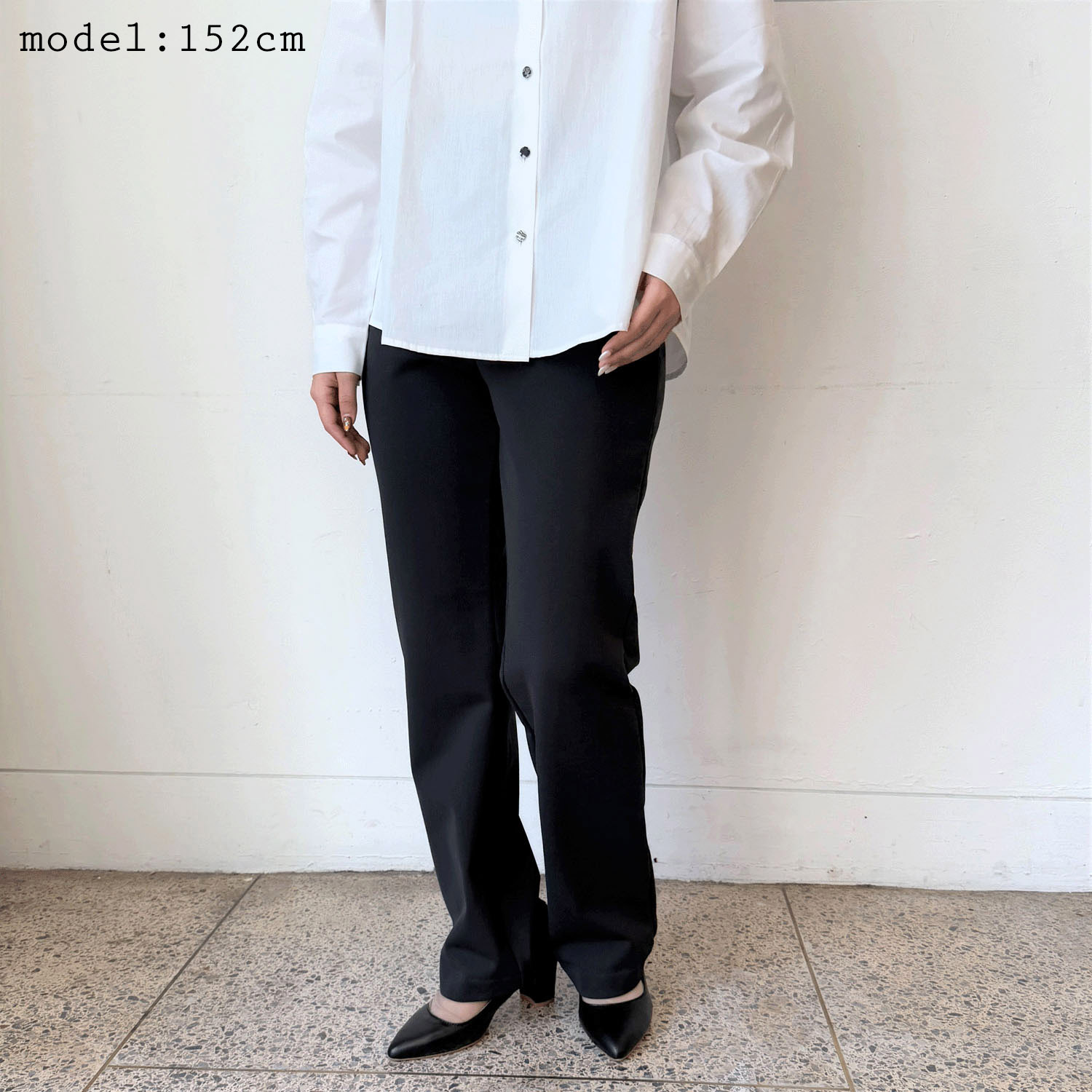 ピタッツ 裏起毛 ストレート股下72cm丈 - 画像6