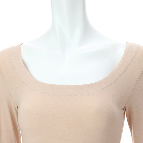 とろ～り極上インナー ラウンドネック8分袖 M／L ジョワイユ - 画像7