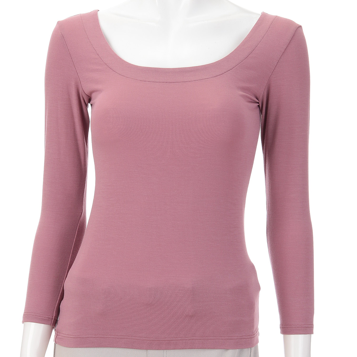 とろ～り極上インナー ラウンドネック8分袖 LL ジョワイユ - 画像10