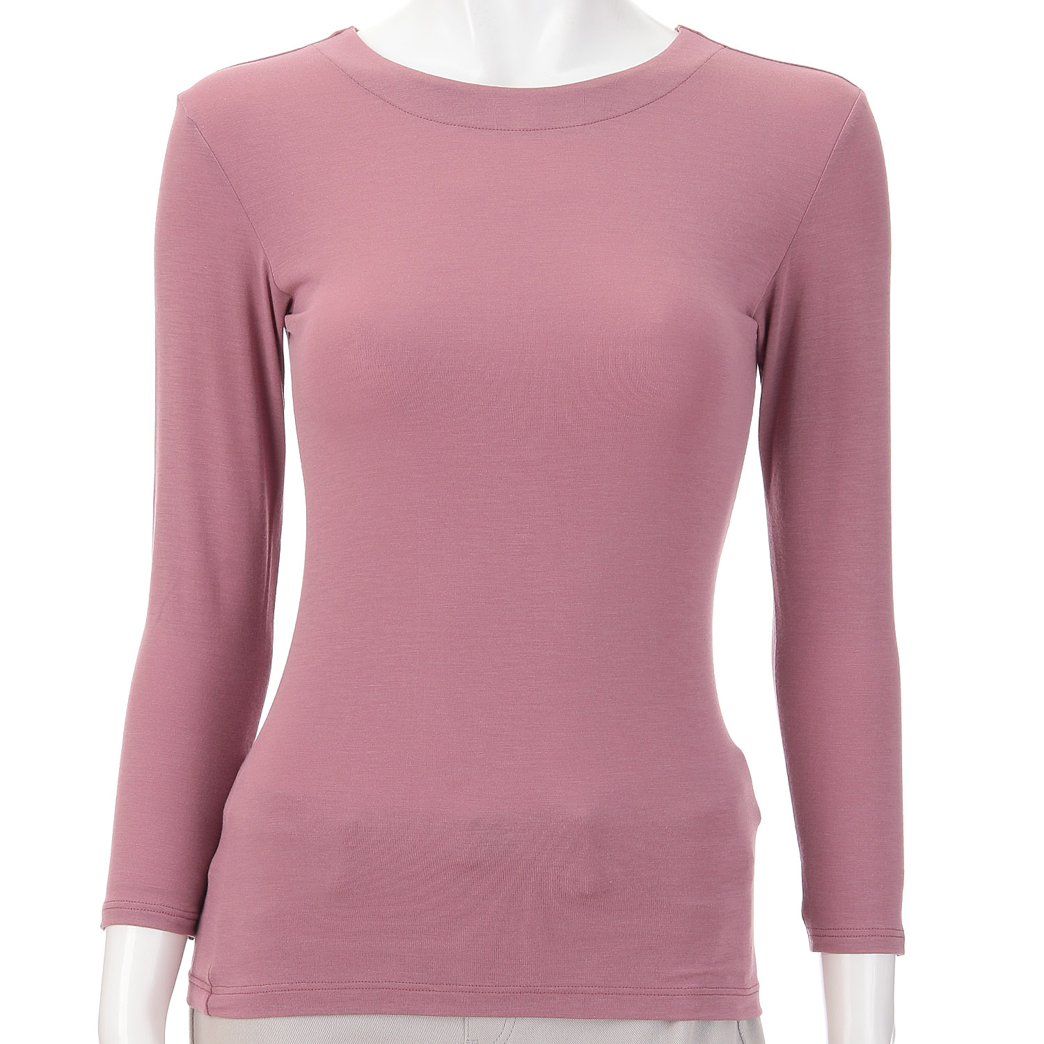 とろ～り極上インナー 衿狭め8分袖 M／L ジョワイユ - 画像11