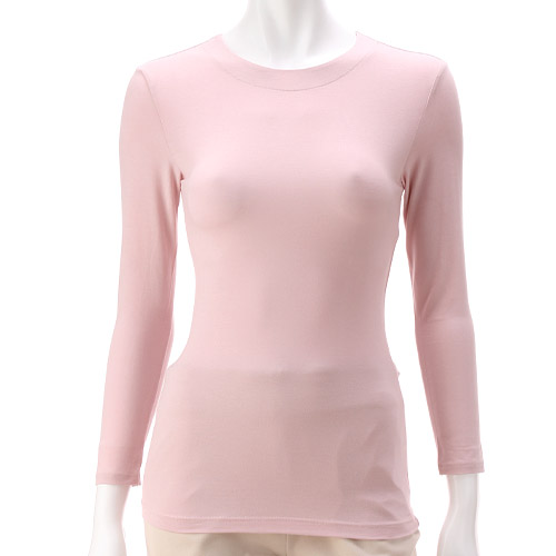 とろ～り極上インナー 衿狭め8分袖 M／L ジョワイユ - 画像6