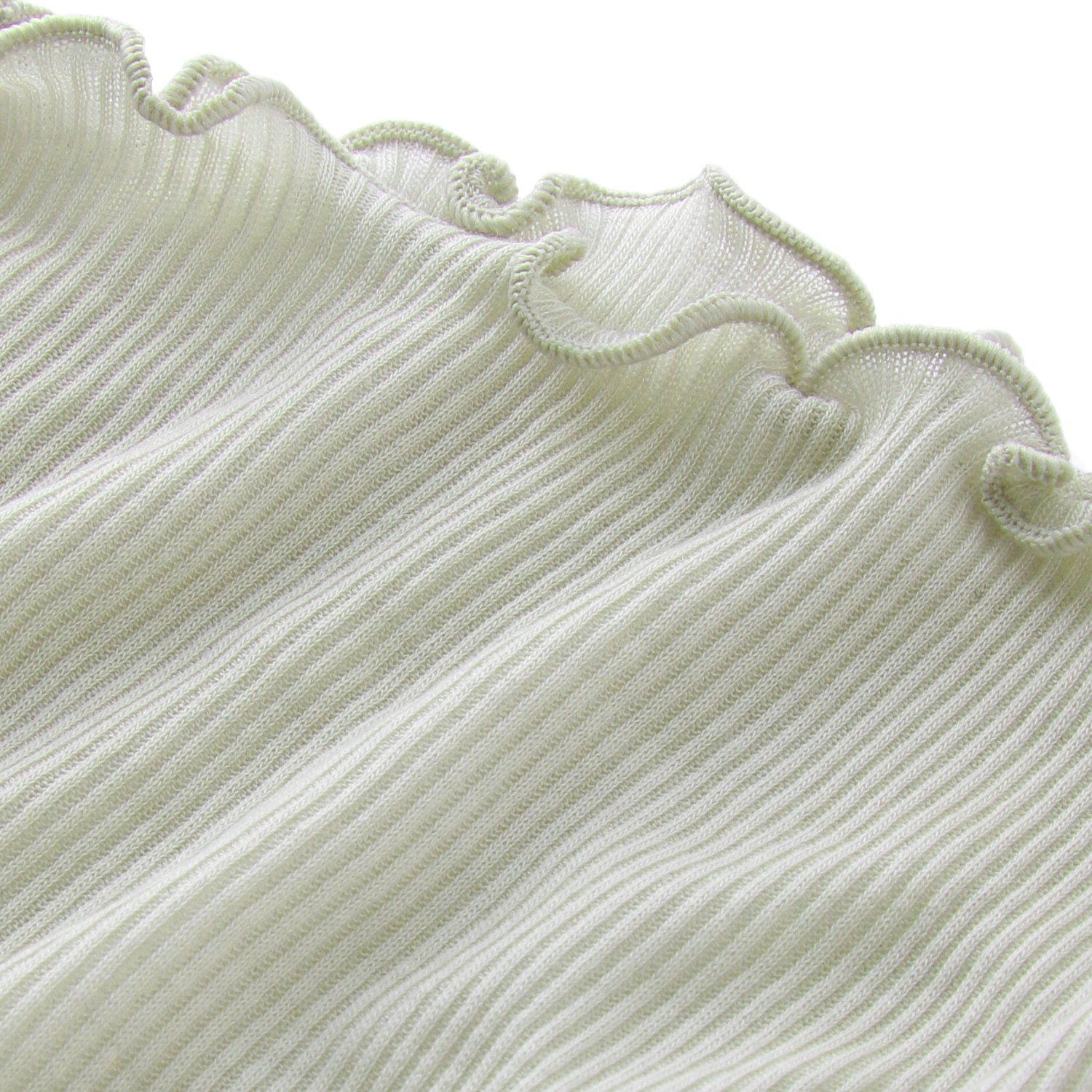 ジョワイユ ふわふわテレコ ボトルネック長袖インナー - 画像3