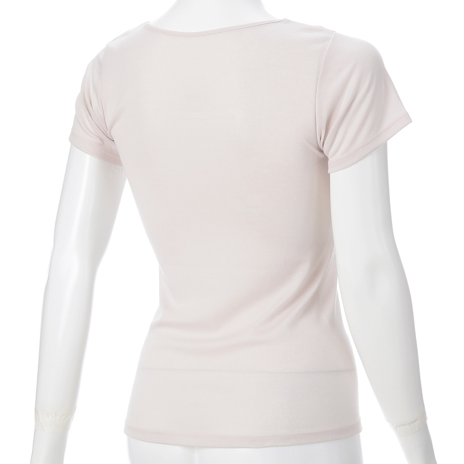 テンセル×コットン 2分袖インナー LL - 画像4