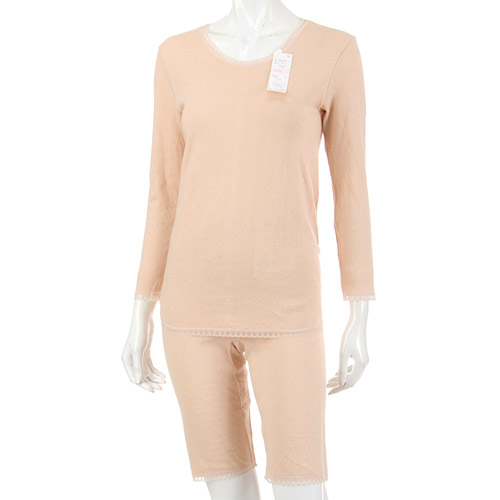 エアメリー 裏起毛8分袖インナー LL - 画像3