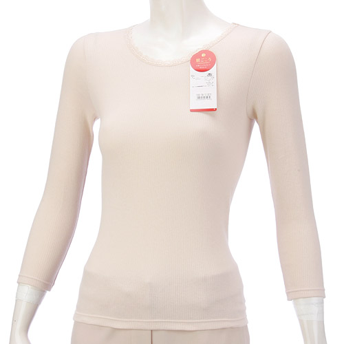 綿エイトロック8分袖 M／L