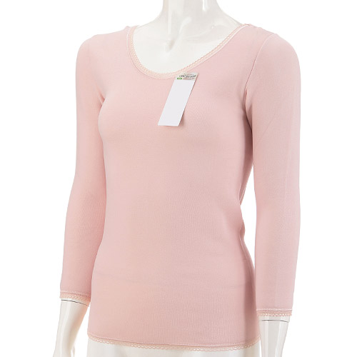 【25AW】裏起毛 8分袖インナー（長袖シャツ） - 画像5