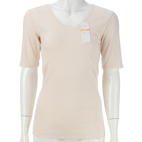 ゴールド100 5分袖シャツ M／L