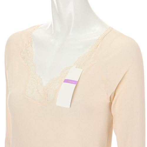 【26SS予約受付】アサメリー 広巾エステル 5分袖 インナー LL - 画像4