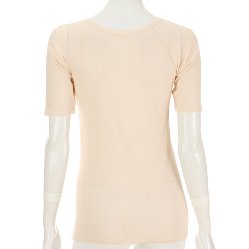 【26SS予約受付】アサメリー 広巾エステル 5分袖インナー - 画像3