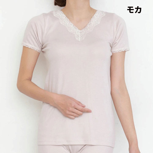 風のシンフォニー オーガニックコットン（SOLEIL ORGANIC）3分袖インナーM／L - 画像2