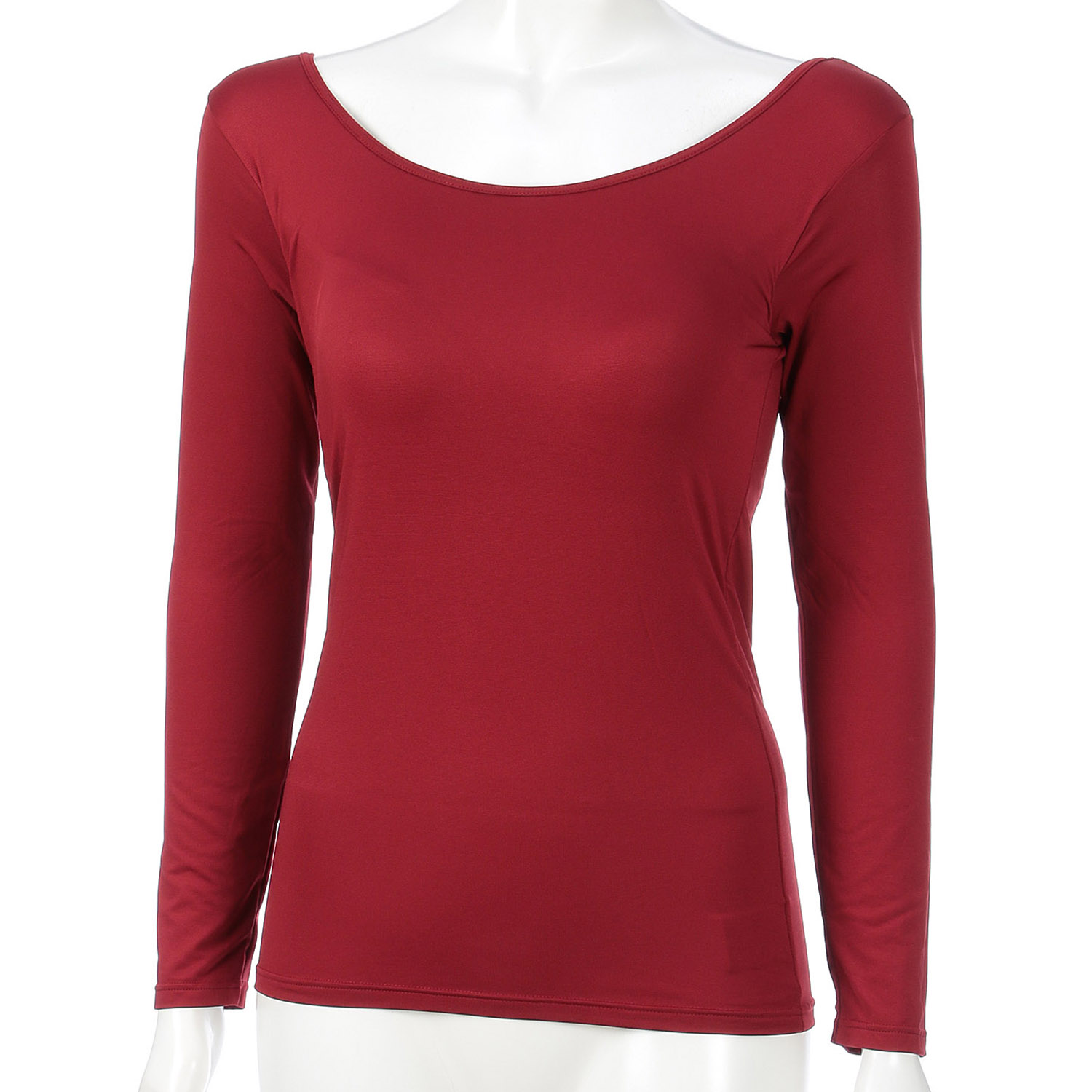 着るホカロンブラカップ付き長袖 - 画像2