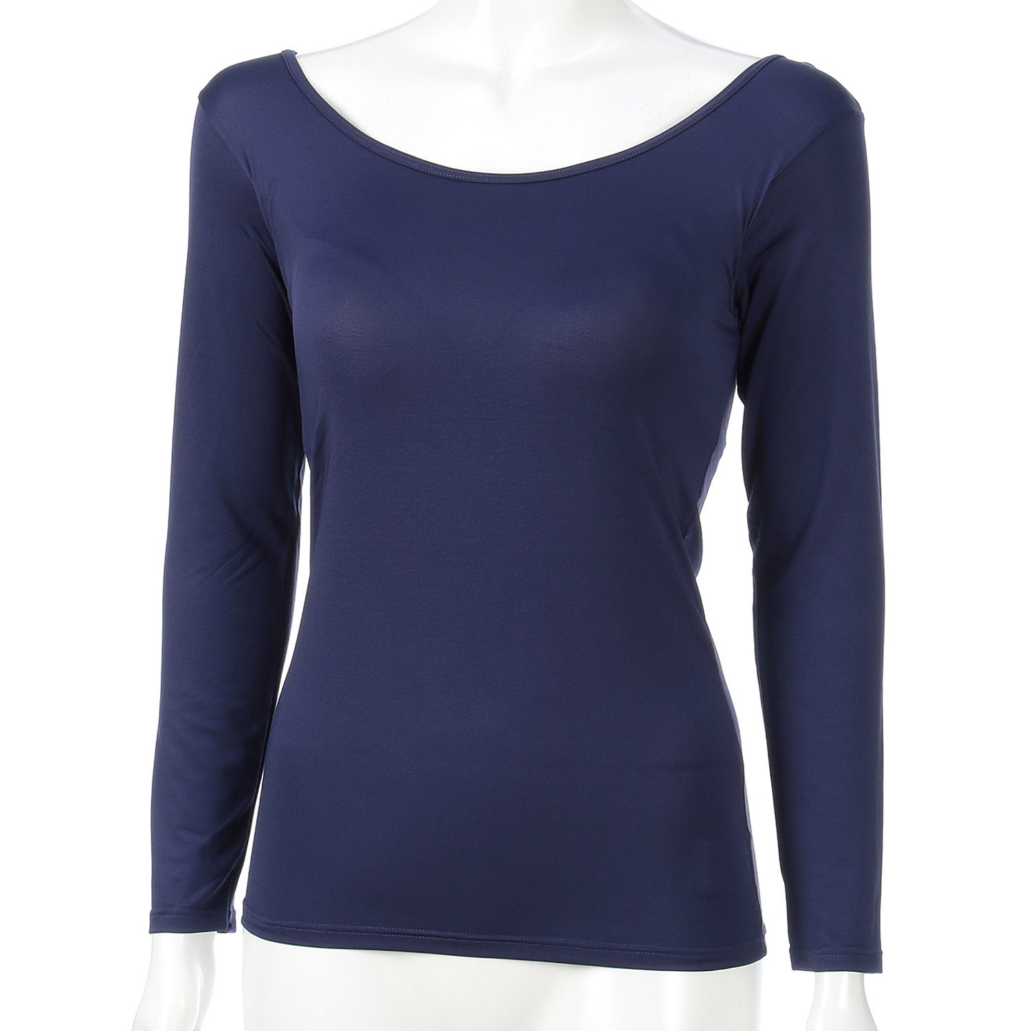 着るホカロンブラカップ付き長袖 - 画像6