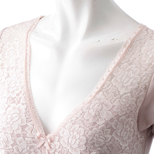 風のシンフォニー カップ付3分袖インナー LL - 画像6