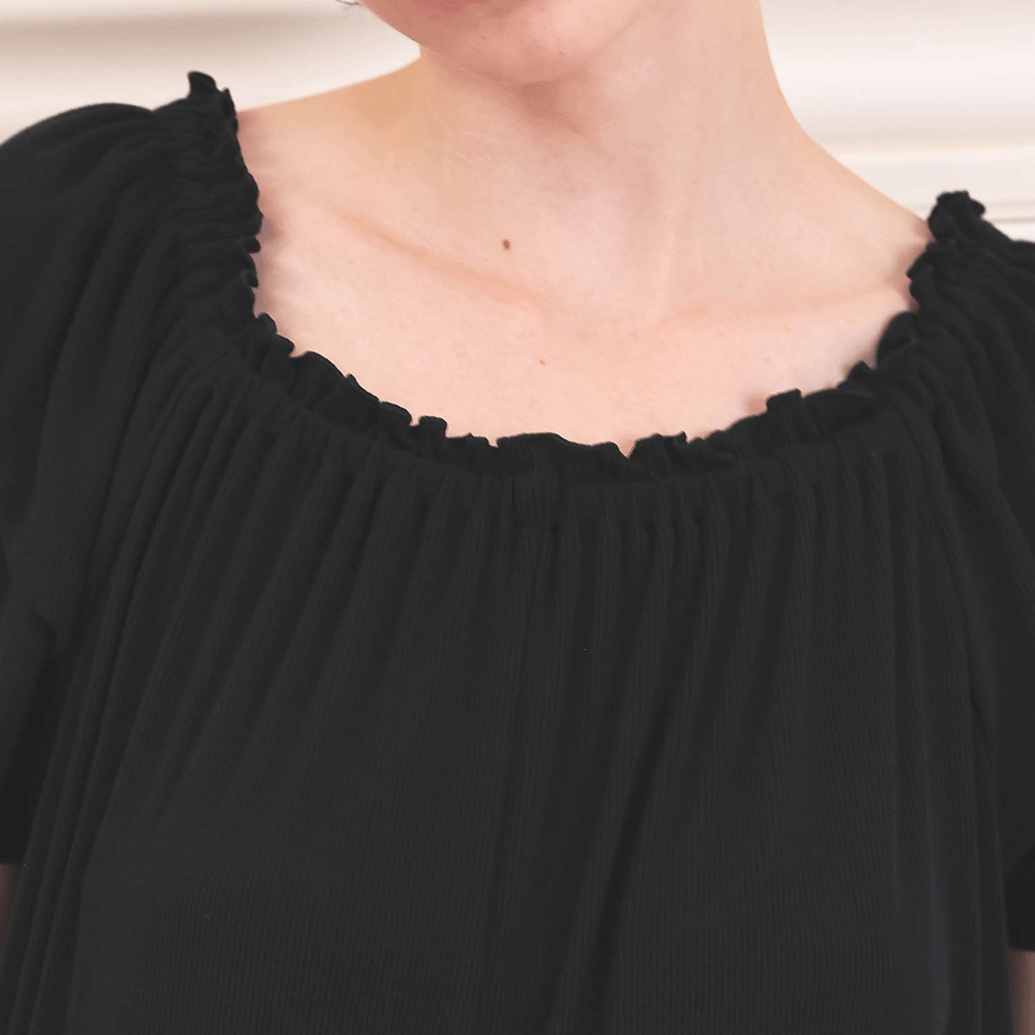 Narue 接触冷感リブニットオールインワン - 画像4