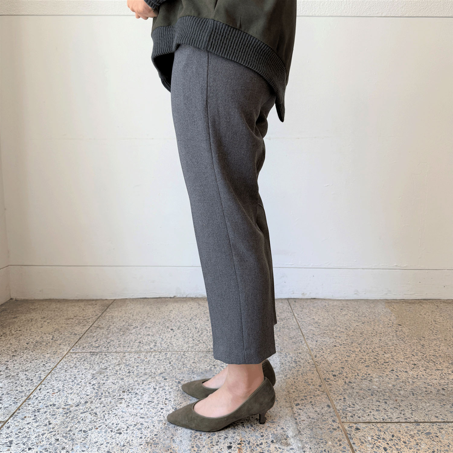 杢ベネ柔らかゴム膝出し55 - 画像2