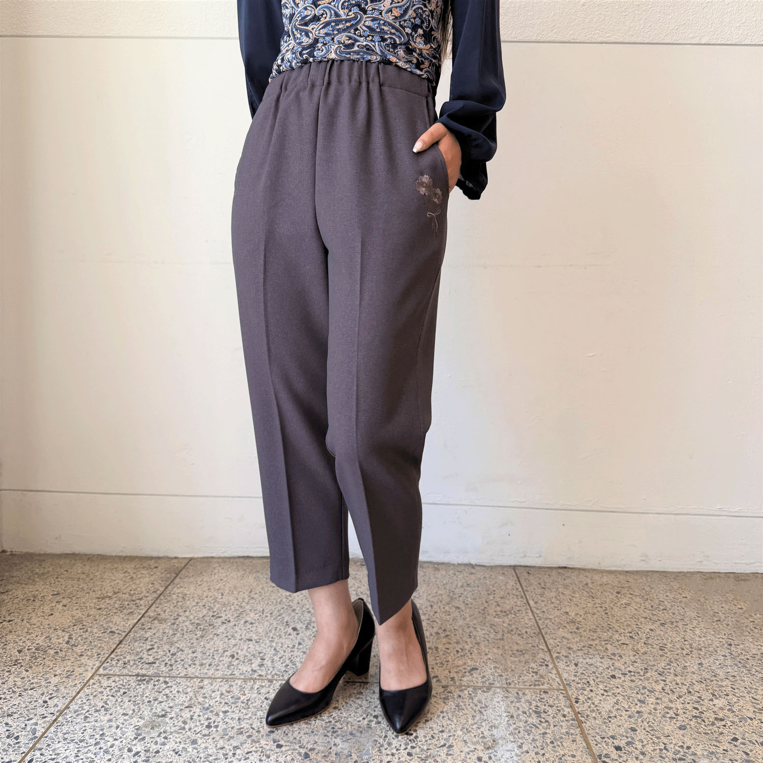 コスモスポケット刺繍55