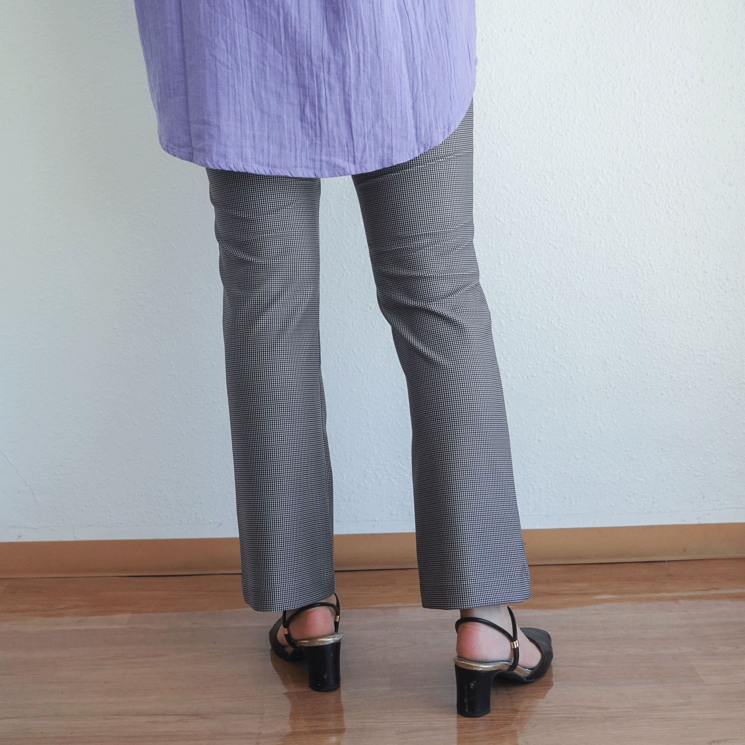 フィットパンツ 千鳥柄 - 画像3