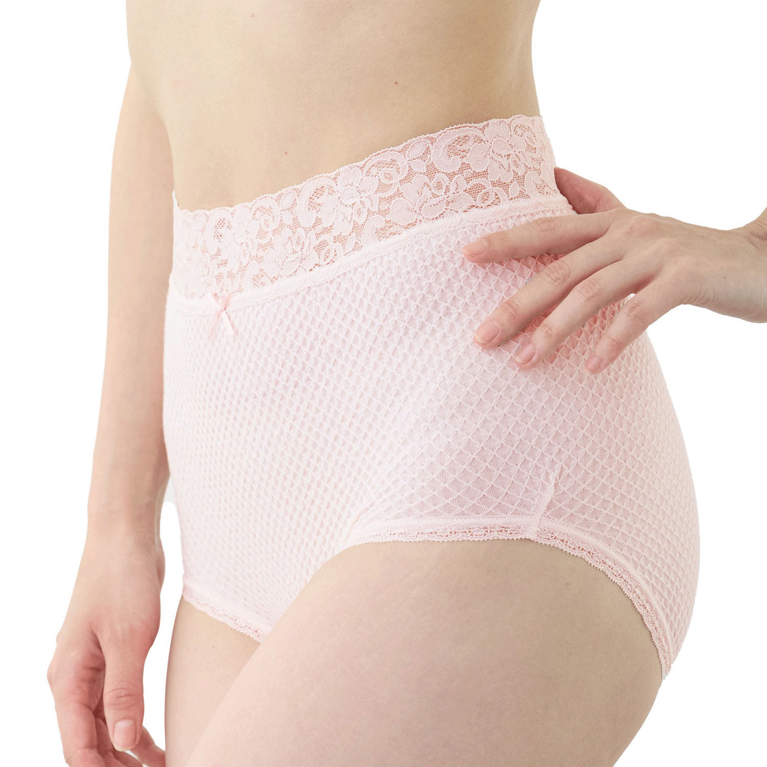 ウエストレース L ショーツ ピンク エトワール841 - 画像5