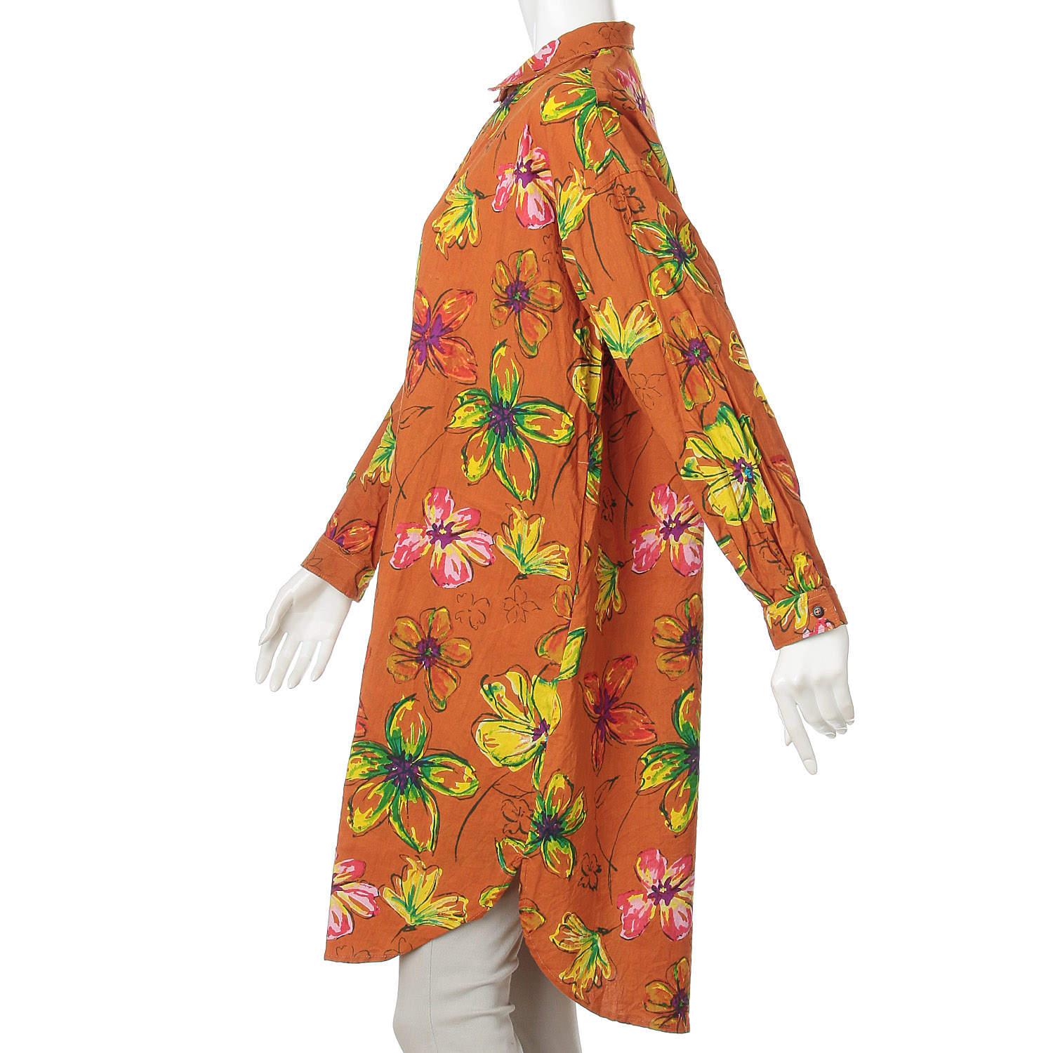 大きいお花プリント チュニック - 画像4