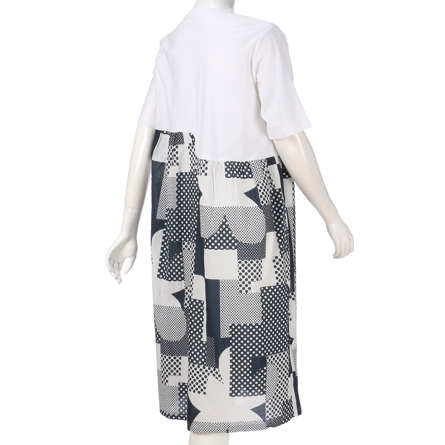 プリント／カット切替ワンピース - 画像4