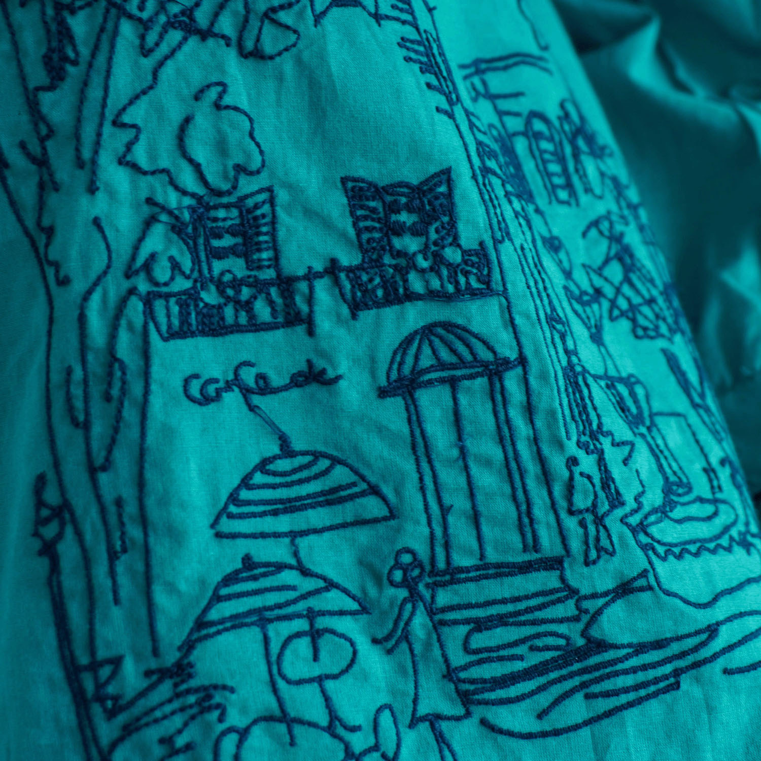 綿キャンブリック刺しゅうブラウス - 画像7