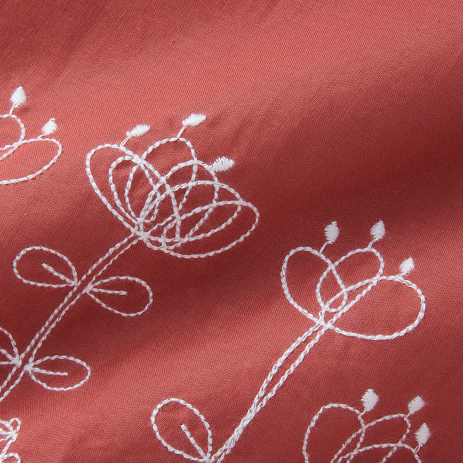 綿キャンブリック刺しゅうワンピース - 画像11