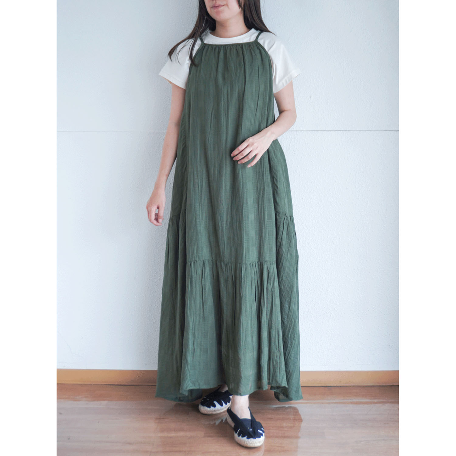 【LUPILIEN】 シアーチェックキャミワンピース - 画像21