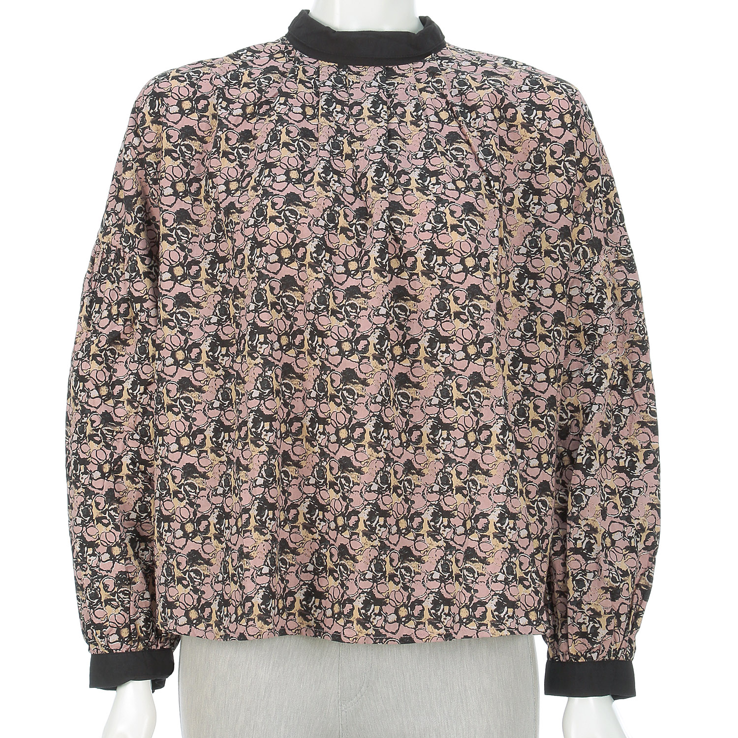 フローティングドットプリントツーウェイブラウス - 画像3