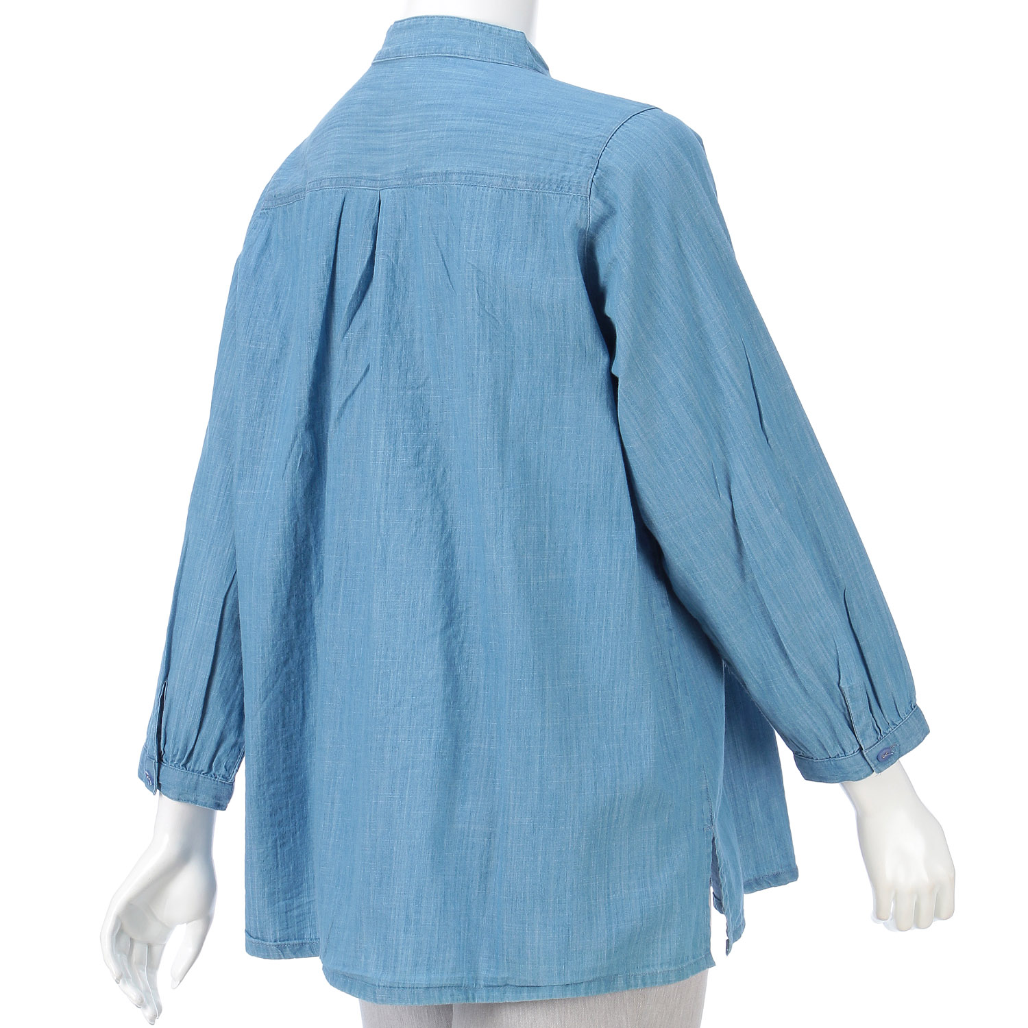 デニム刺繍使いブラウス - 画像2